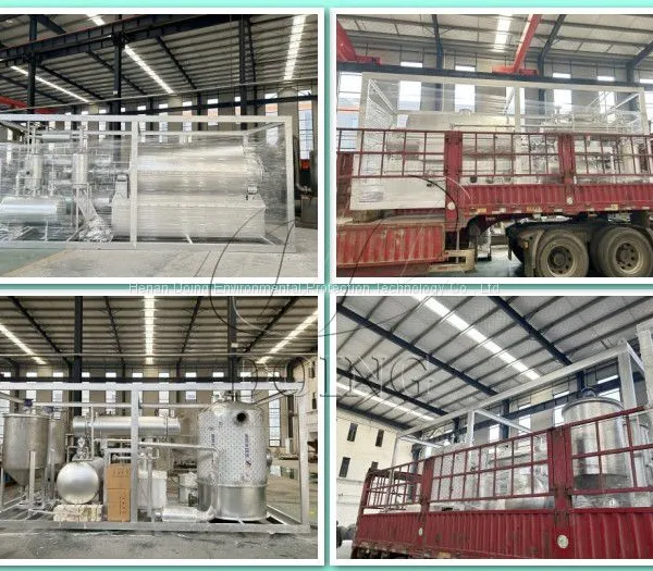 Mini Small Scale Waste Tire Plastic to Oil Pyrolysis Distillation Plant photo-4