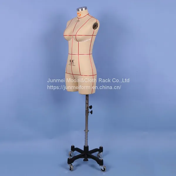 Wholesale White Color Fiberglass Made Tailor Mannequins Female Body Curvy Half-body Torso Dummy for Women's Lingerie photo-2