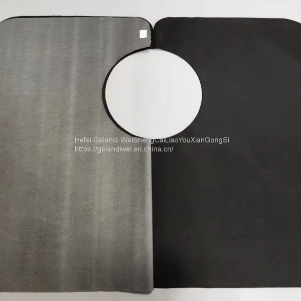Disposable Non-woven Black Barber Bib Hair Tools Dyed Hair Wai Cloth Waterproof Dustproof Thickening photo-4