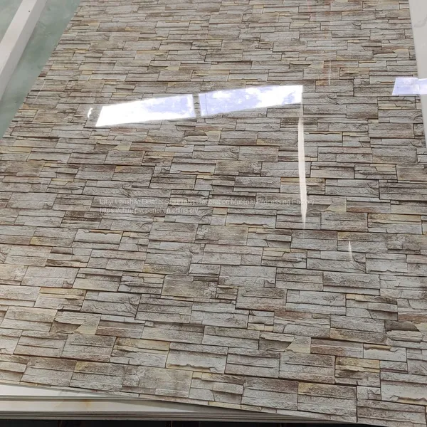 PVC Panel UV Panel PVC Marble Panel Made in China PVC Wallboard SPC High Gloss Board photo-5