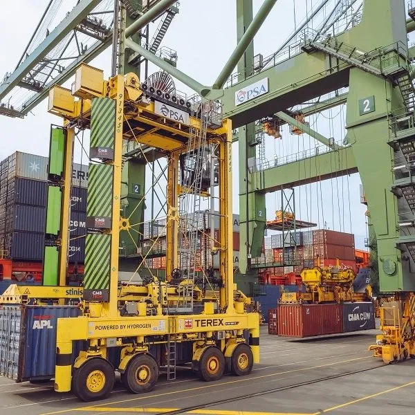 Container Gantry Straddle Carrier for Sale photo-2