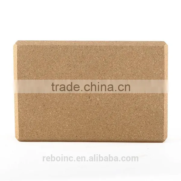 Reboinc-X10 Fitness Women Cork Yoga Brick Cork Yoga Board photo-2