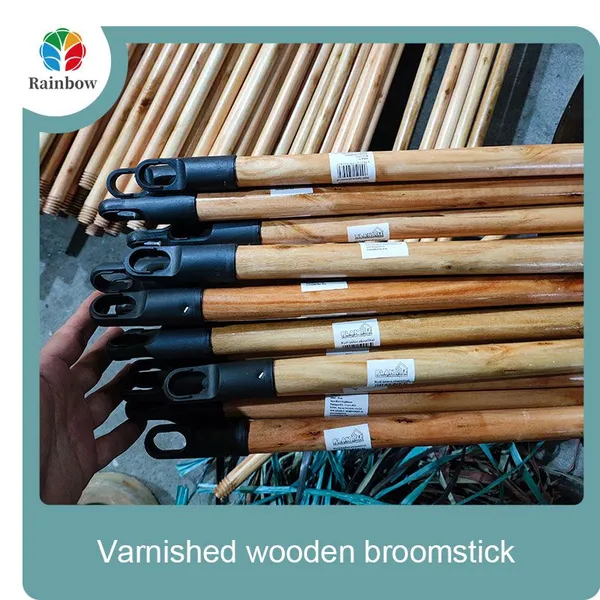 2025 Popular Varnished Broomstick China Wholesale Price Wooden Handle for Broom&dustpans
