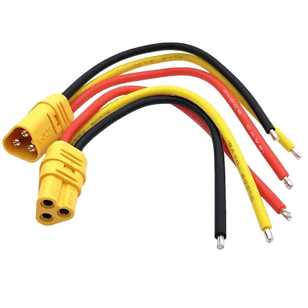 High-Temperature Silicone MT30 Battery Cable With Open Ends photo-3