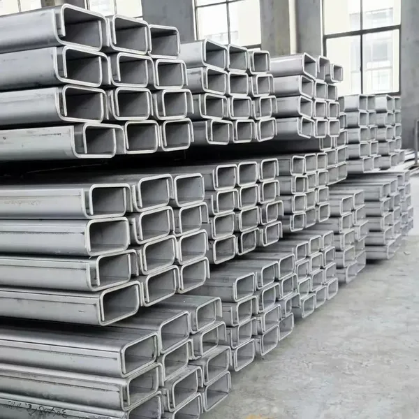SS304 SS316L Stainless Steel U Channel Bar ASTM A276 Structural C Profile 20–200mm Width Stock photo-3