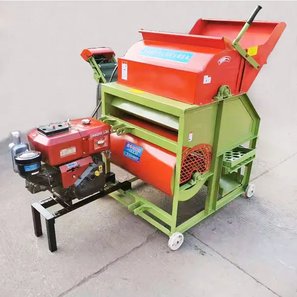 MO-Qdmdch Peanut Harvesting Machine GW036 Diesel Peanut Picker 5.5KW 98% Clean Rate Dry Wet Stem Vine Thresher for Small Farm