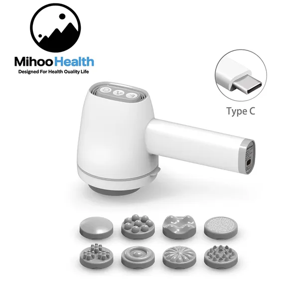 Appareil de massage électrique anti-cellulite avec 8 têtes interchangeables MH-668