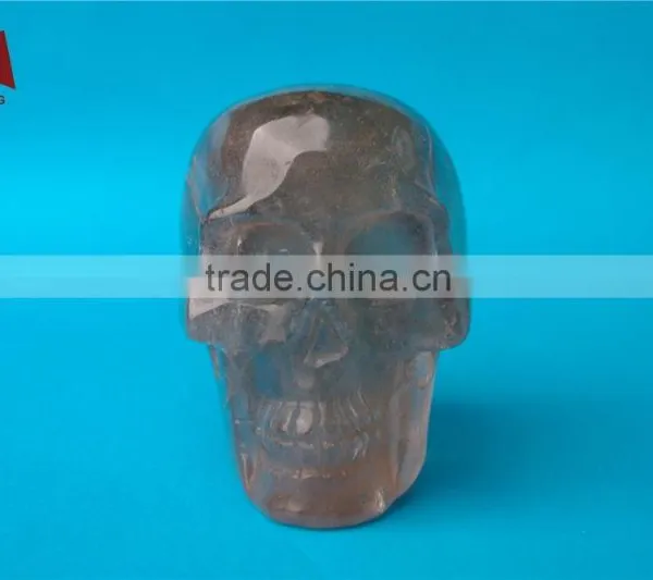 Atural Citrine Crystal Skull for Sale