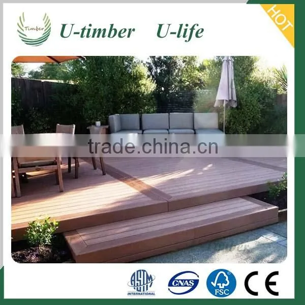 Modular Wood Composite Decking Cheap Pvc Decking photo-3