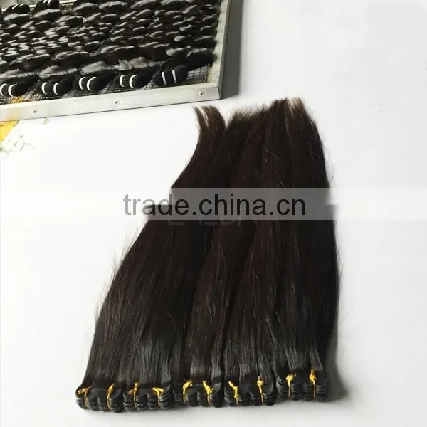 Emeda Qingdao Hair Factory in China Supply 100% Human Hair Extensions Hair Bundles. photo-5
