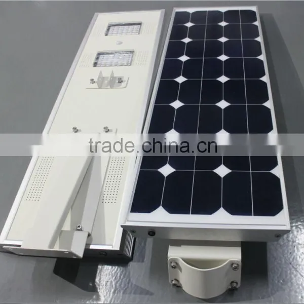 60W Bridgelux Chip Led and High Quality Monocrystalline Silicon Import From Usa All in One Solar Street Light photo-4