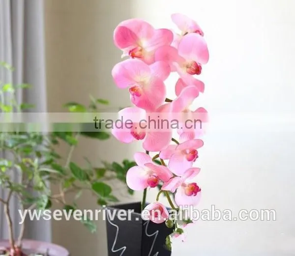 High Simulation Butterfly Orchid a Plastic Handle Great Branches 11 Head Simulation Flowers/wedding Decoration photo-3
