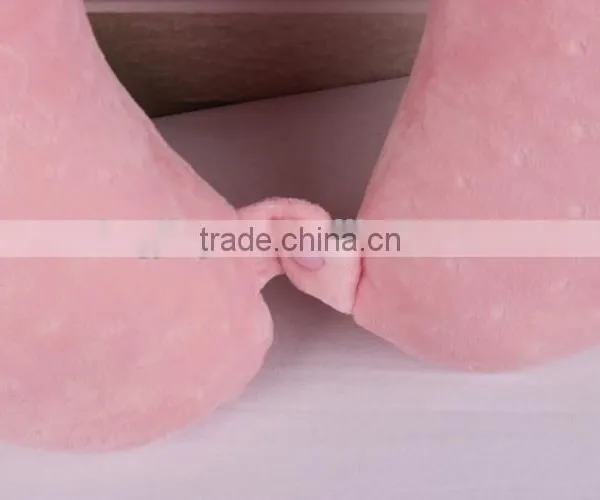 Neck Pillow,U Shape Inflatable Pillow,Custom PVC+PVC Flocking Inflatable Travel Pillow photo-4