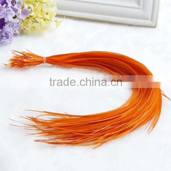 2016 Hot Sale Cheap Grizzly Natural Real Rooster Clip In Feather Hair Extensions photo-6