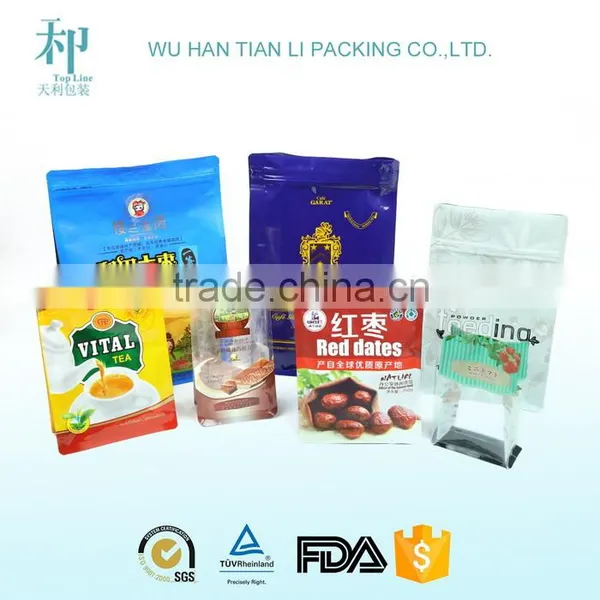 Hot Sale Biodegradable Customized Laminated Plastic Flat Bottom Pouch photo-3