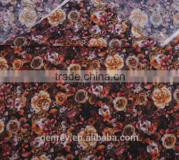 Printed Fabric Design Poly Chiffon Print Digital Fabric Printing on Fabric Digitai Printfabrics photo-3