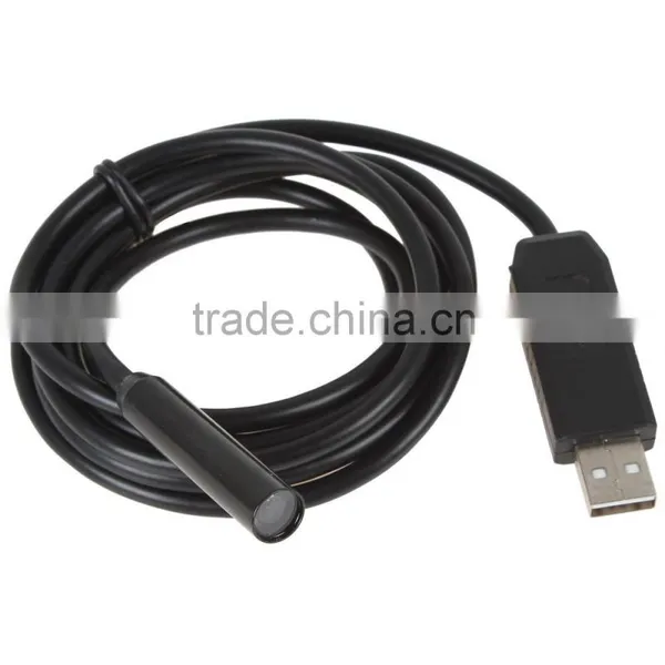 2M Cable Length IP66 Waterproof 10mm Lens Mini USB Endoscope Camera Inspection Camera Borescope Tube Snake Scope 4 LEDs photo-3