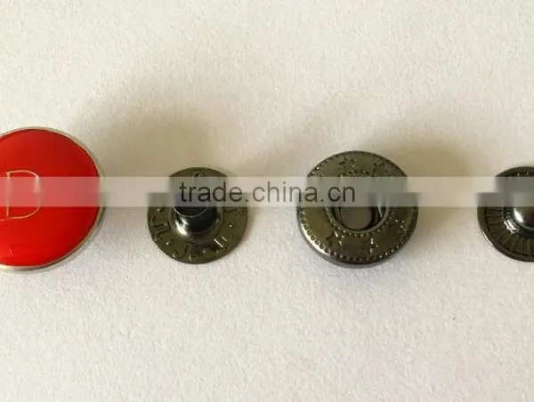Eco_friendly Fashion Custom Snap Fastener Epoxy Snap Button for Clothes Jacket photo-3