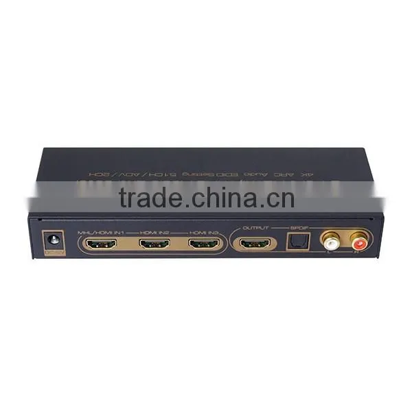 3 in 1 Out Hdmi Switch With Audio Output 4k photo-3