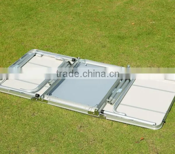 Korea Brushed Silver Barbecue Folding Table photo-3