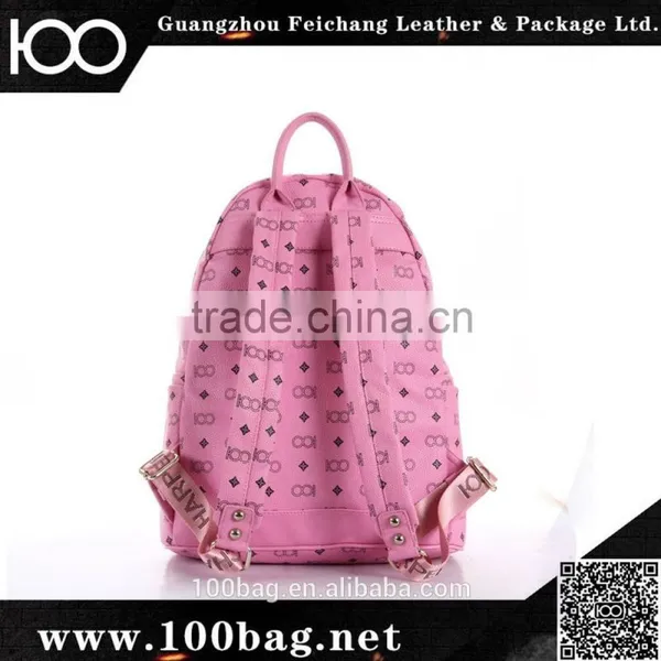 Factory Direct Sale Custom Women Washed PU Leather School Bag Vintage Washed Backpack photo-4