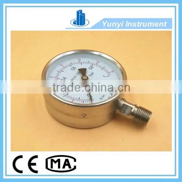 SS316 Double Scale Pressure Gauge kg and Psi photo-4