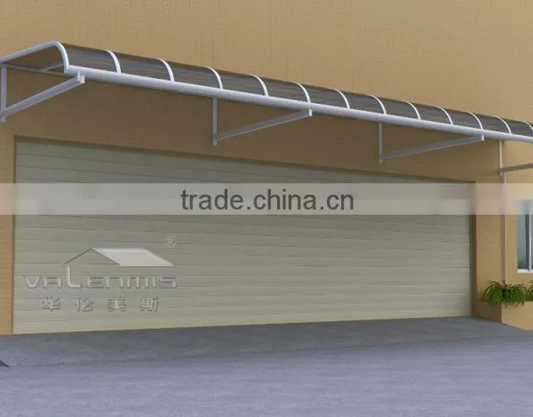 Latest Designs Waterproof Large Shade Polycarbonate Aluminum Window Awning photo-3