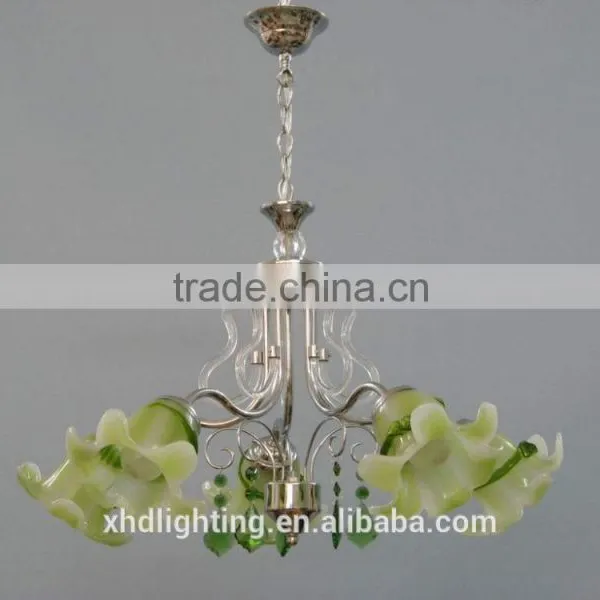 Green Retro Vintage Home Decor Flower Chandelier With China Export Factory photo-3