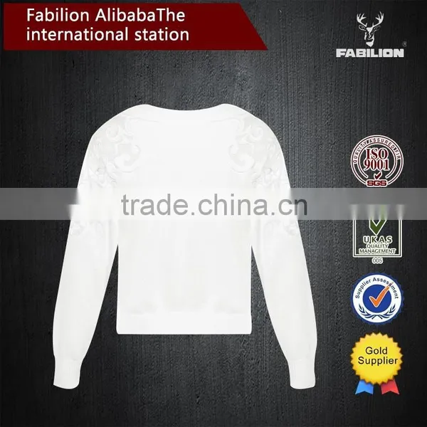 2015 Hot Sale Korean Fashion Hollow Lace Bright Colored Sweater Spring photo-2