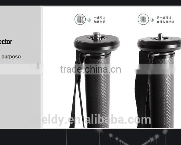 Wieldy Factory Direct Carbon Fiber Loner Unipod Camera Video DSLR Monopod Tripod Supplier's Choice photo-5