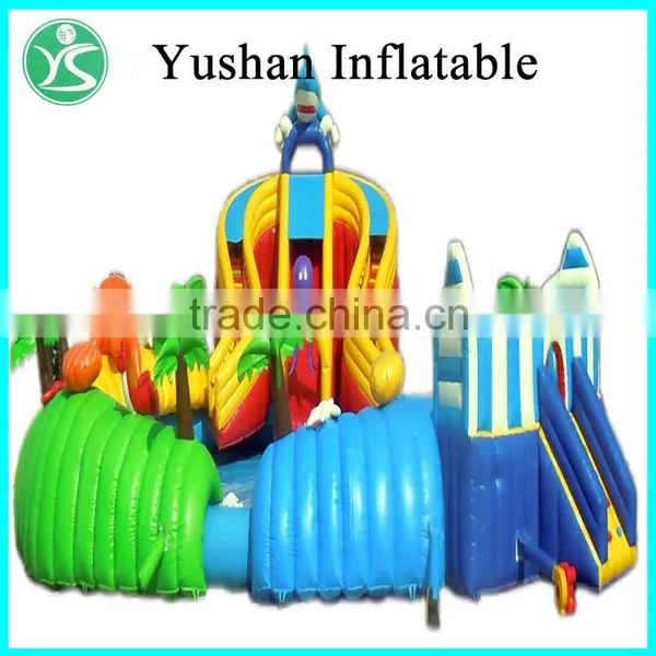 Chinese Suppliers Cheap Price Inflatable Trampoline Amusement Park photo-2