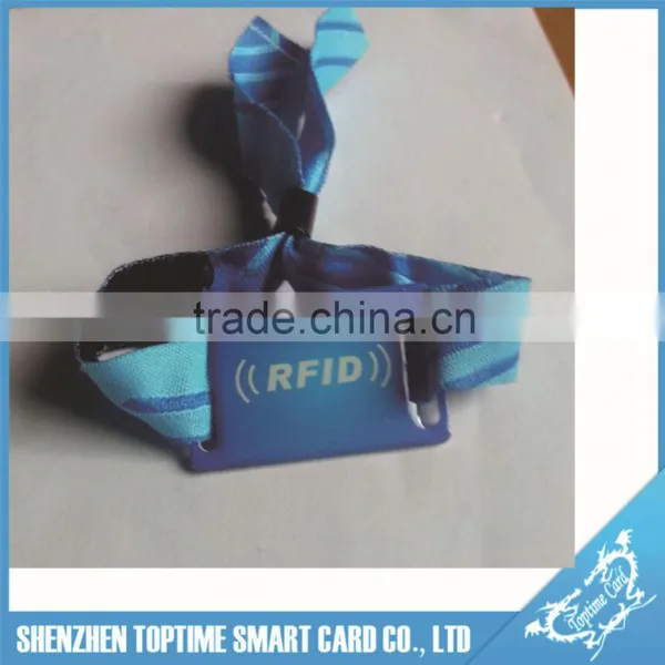 Music Festival Disposable Uhf Woven Rfid Wristband Price photo-3