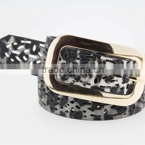 2015 HOT Sale Fashion Sexy Girls Dresses Belt With Fuax pu Leather Square Buckle photo-2