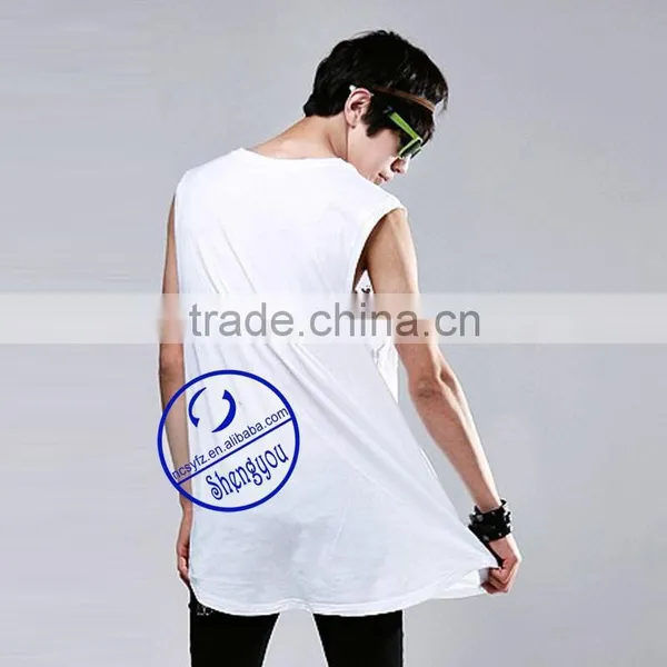 China Manufacturer Quality Custom Printed Hot Sale Mens Tank Top photo-4