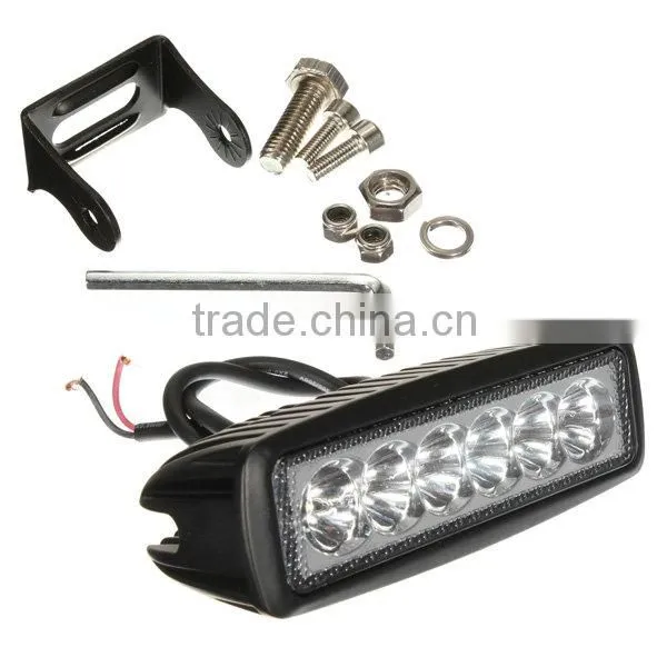 18W Led Work Light Bar Flood/Spot Beam Led Car Driving Lights for Jeep Truck Led Work Light photo-6