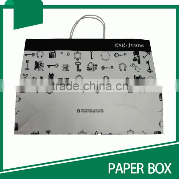 100% RECYCLABLE PAPER BAG FOR GARMENTS WITH HANDLE photo-4