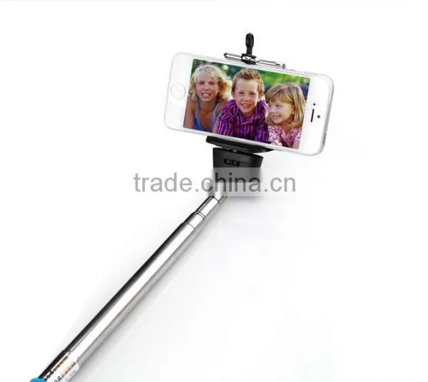 2015 Hot Selfie Stick Extendable Monopod , Selfie-Stick With Shutter Button photo-4