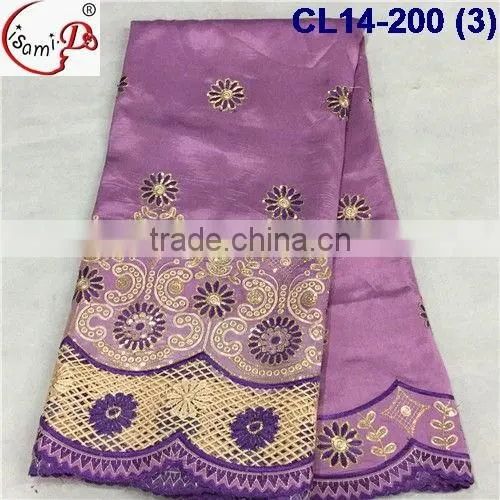 CL14-200 Top Sell Good Quality Nigerian George Lace Fabric,fashionable African George Lace Fabric photo-3