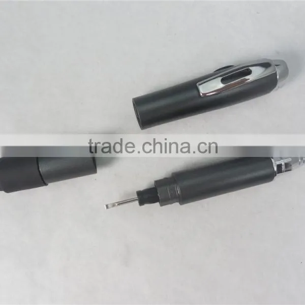 5 in 1 Multi Function Screwdriver Led Light Touch Plastic Ballpoint Pen photo-6
