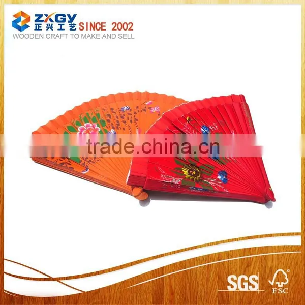 2015 New Products Wooden Handicrafts Wood Spanish Fan