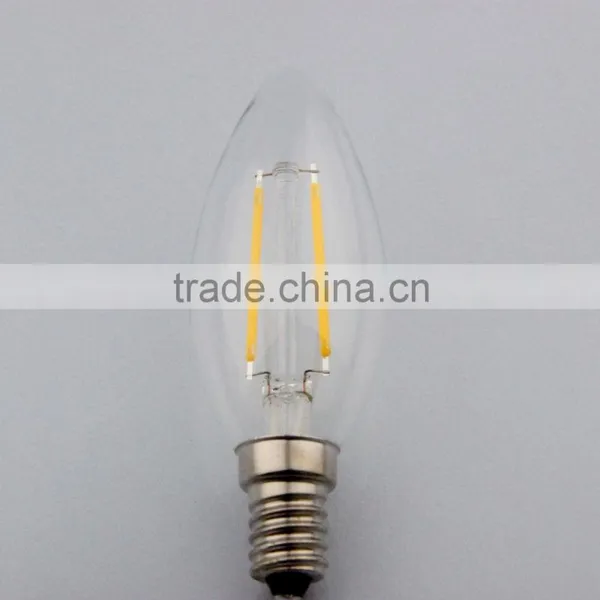 Clear Full Glass E14 2w Led Filament Bulb E12 photo-2