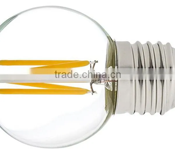 LED Filament Bulb CE Certificated E27 4w Led Filament Golf Ball Bulb photo-3