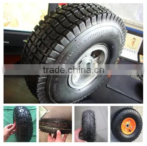 China Factory of High Quality Durable 10 Inch Small Rubber Wheel for Trolley