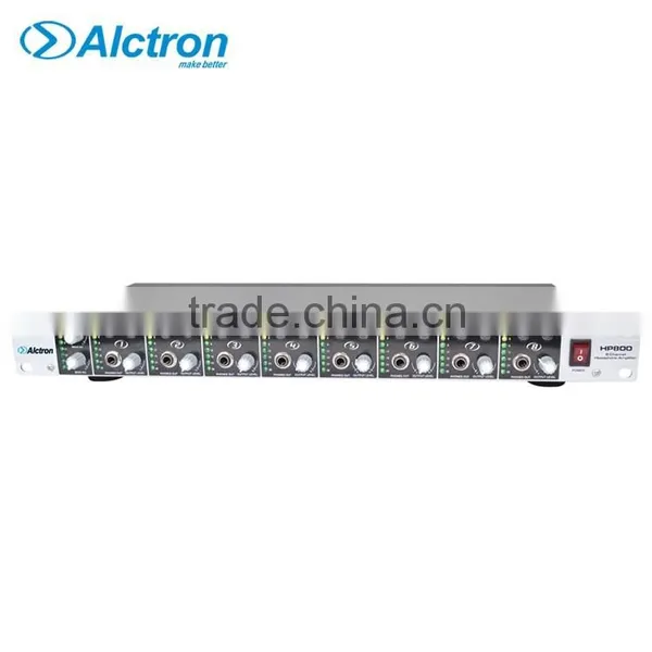Alctron HP800 Professional 8 Channel Multifunctional Headphone Preamplifier, Headphone Amplifier,Pro Headphone Amplifier photo-2