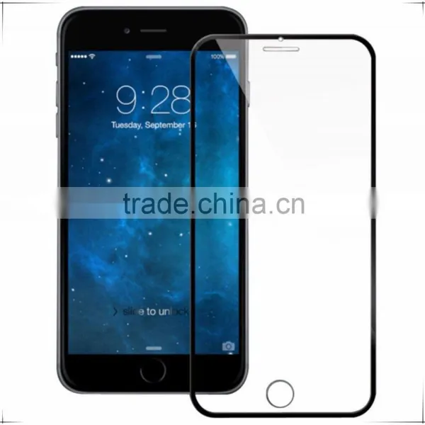 Titanium Alloy Full Cover Tempered Glass Screen Protector ,Clear 3D Curved Edge Tempered Glass Screen Protector for IPhone 6 photo-5