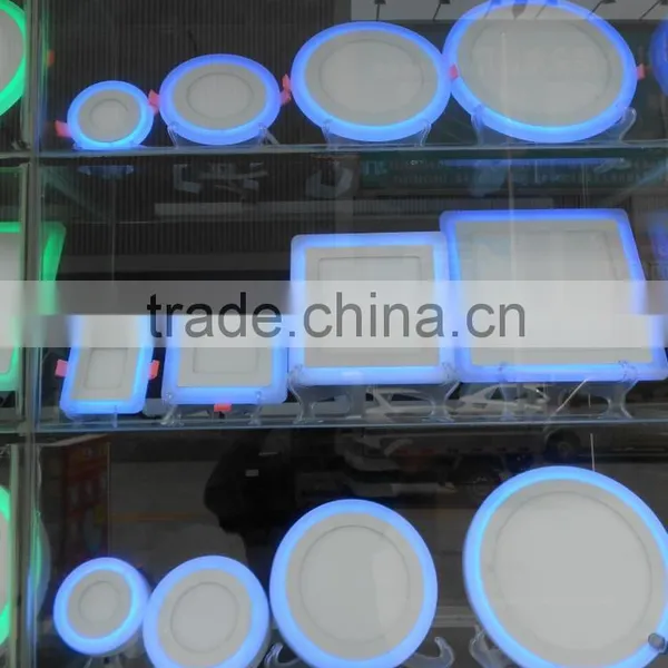 Round LED Panel Light White +blue Bi-color Two Color LED Decorative Ceiling Lihgt 2016 Hotsale Exporting Product Made in China photo-3