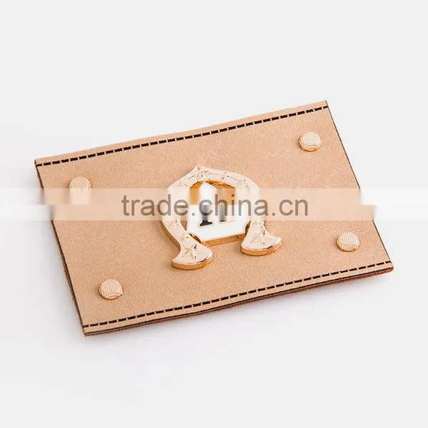 Embossed Leather Patches pu Labels for Jeans China photo-5