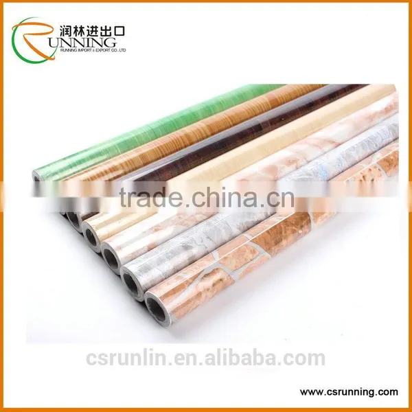 Decorative Pvc Film for Wooden Furniture,Self-Adhesive Decorative PVC Film,PVC Film Rolls photo-2