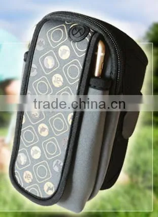 Sport Armband Bag Mobile Phone Arm Case Sport Armband Phone Bag;polyester Mobile Phone Arm Bag for Iphone 4/5 or Samsung photo-4