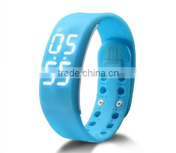 Pedometer Watch Multifunctional LED Intelligent Watch With Healthy Record Calorie Pedometer Watch With Wristband